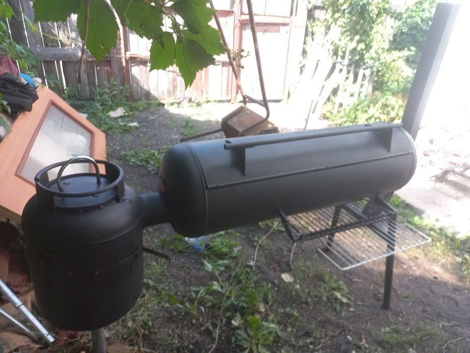 Мангал 3 в одном. Коптильня