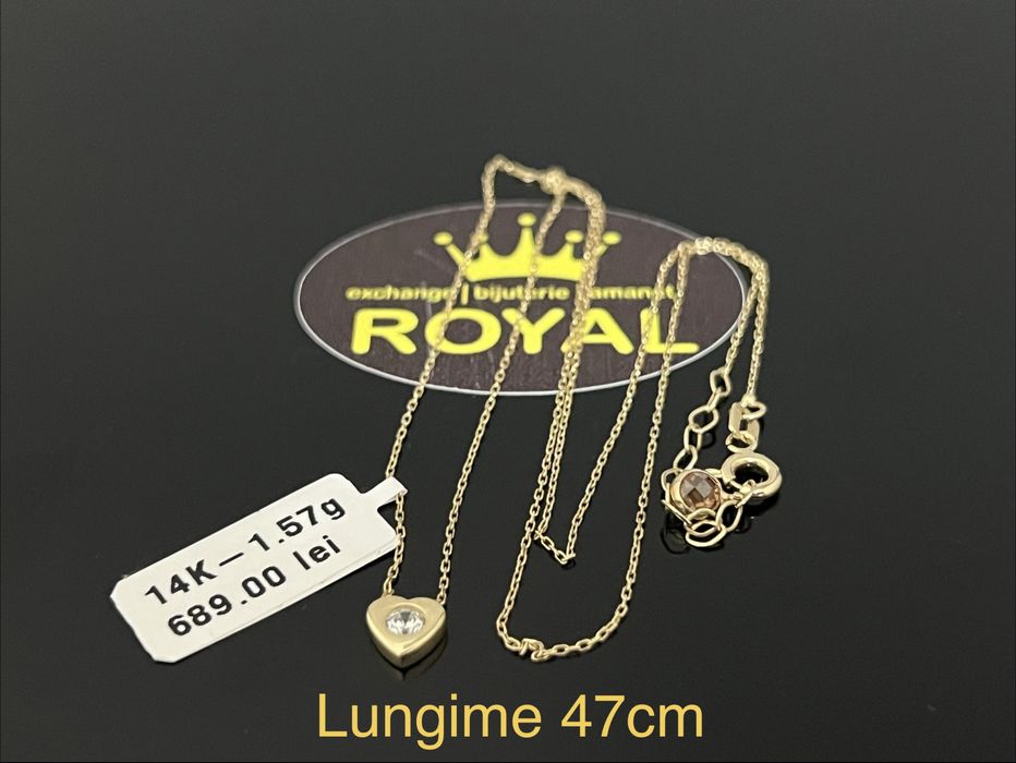 Bijuteria Royal CB: Lantisor dama aur 14k 1,57gr