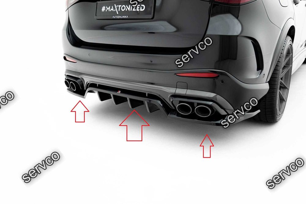 Prelungire splitter bara spate Mercedes GLC X254 43 AMG 2022- v2 - Maxton Design