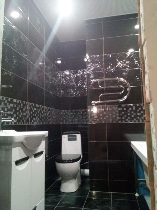 Кафель. Санузел, кухни, перехожу. Любой сложности