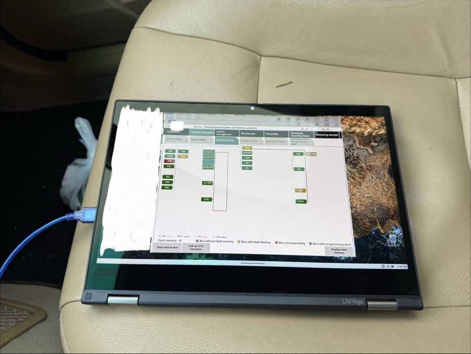Diagnoza BMW  ISTA D, ISTA P, INPA + Lenovo ThinkPad L13 YOGA