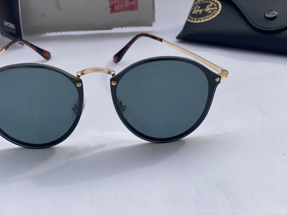Ochelari de soare Ray Ban 3574N Blaze Round Noi