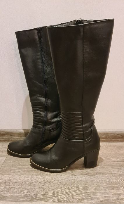 Дамски ботуши естествена кожа