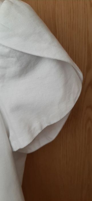 Бяла лятна рокля Rosi fashion