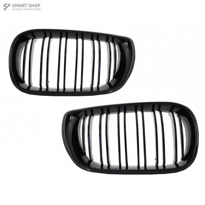 Bara fata BMW Seria 3 E46 (1998-2004) cu Grile Centrale Negru Lucios s
