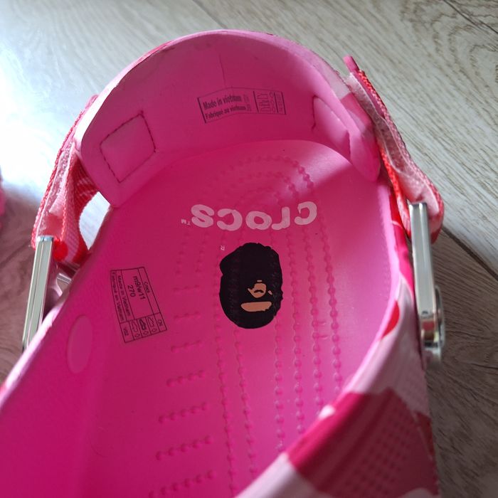 Papuci Crocs x Bape