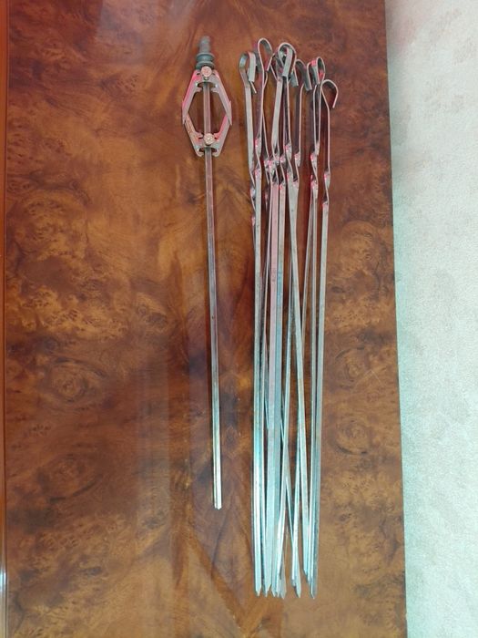 Шампура из нержавеющей стали для жарки мяса