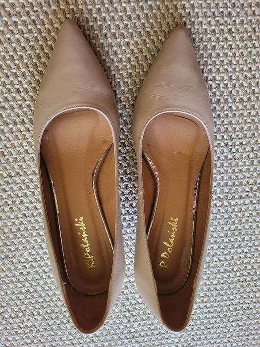 Pantofi piele damă nude R. Polanski