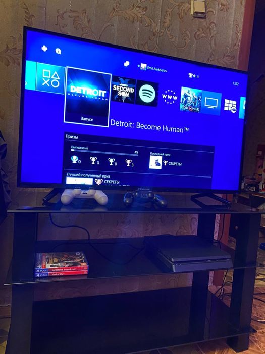 PS4 Slim с играми