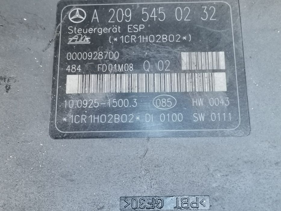 Modul unitate pompa ABS mercedes c class W203 A0034319412  A0044310512