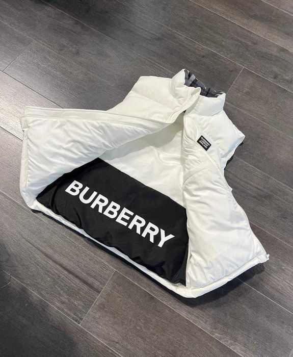Vesta Burberry Noua Alb & Negru