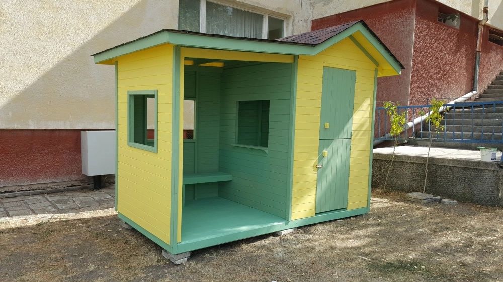 Детска къщичка от дърво "Колибка"