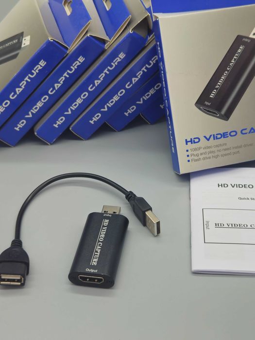 Видео Кепчър карта USB 3.0 флашка 4K аудио видео HDMI USB capture card
