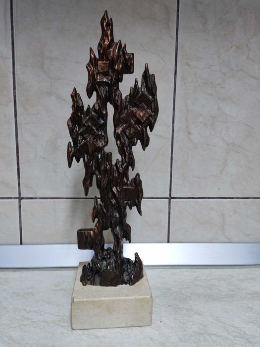 Trofeu imitatie cupru si bronz