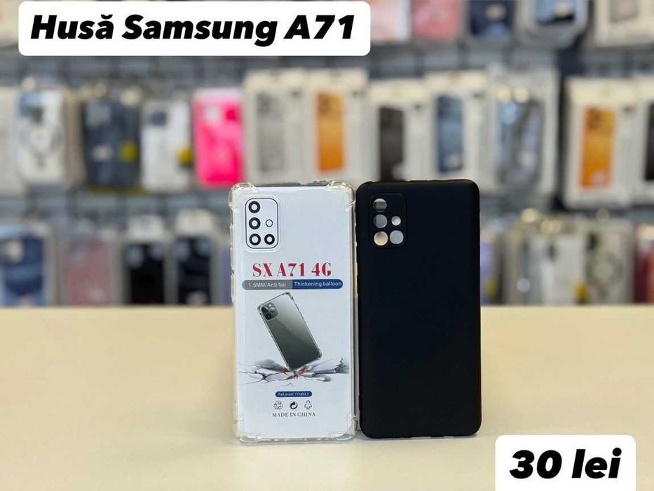 Husă silicon, folie, cablu, încărcător  Samsung A71