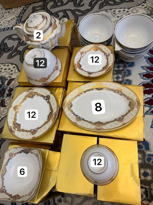 Bagema 12 kishilik nabor 2ta pechenitsa  1  etajli idish  narxi 200