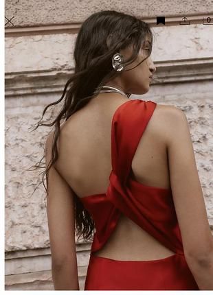 Сатенена рокля Zara