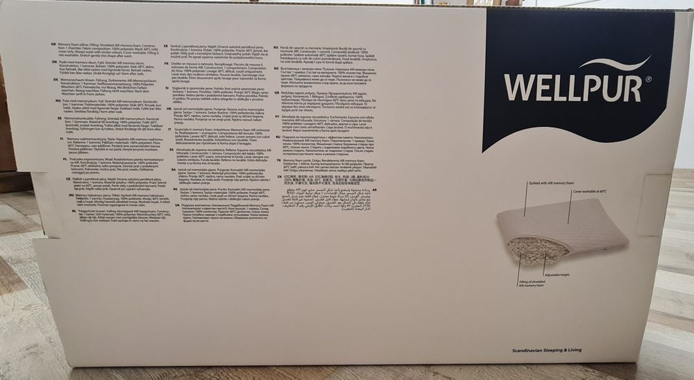 Perna cu spuma si memorie Wellpur