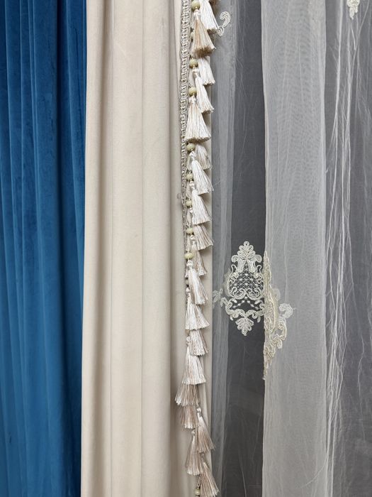 СРОЧНО! Шторы с тюлем для зала