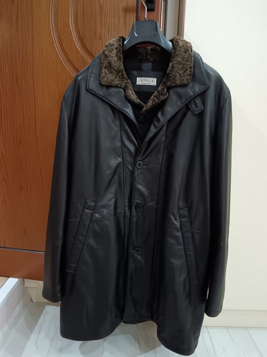 Мъжко кожено палто