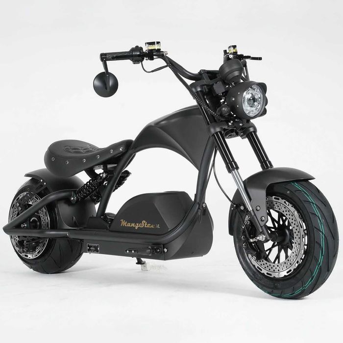 Scuter electric stil chopper 4000W, 100km/h, 70-100km range, SIGILAT!