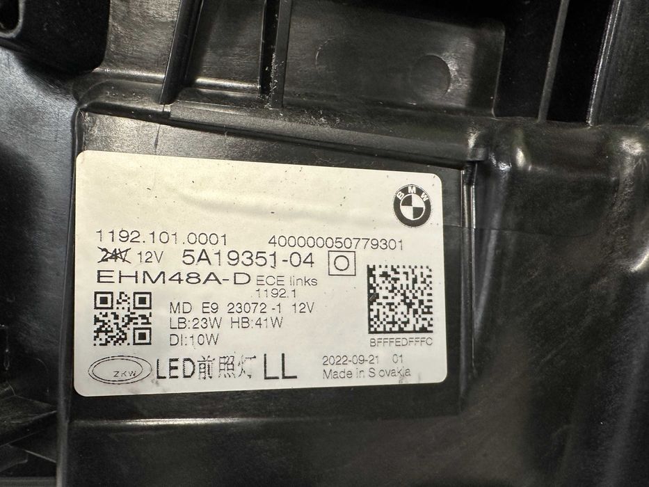 Фар фарове ляв Bmw 4 G22 G23 G26 M3/M4 G80/G82 Бмв 4 г22