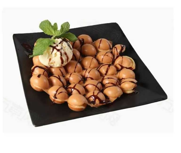 Aparat Bubble Waffle Electric / pe Gaz Nou transport Gratuit