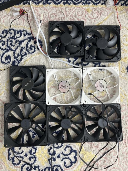 8 кулеров по цене 1, NZXT, ASUS, DEEP COOL