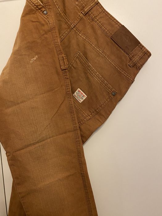 Pantalon cargo tip worker maro Pull and Bear marime 32