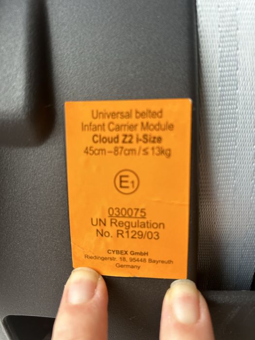 Scoica auto Cybex Platinum - Cloud Z i-Size