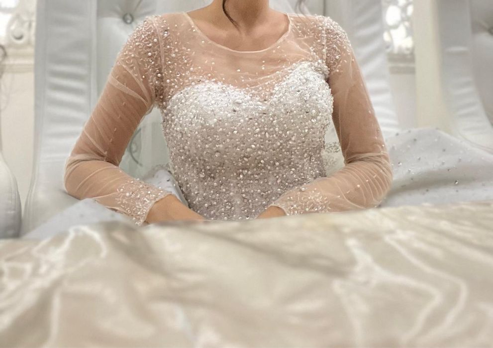 Продам свадебное платье размер 42(хs)