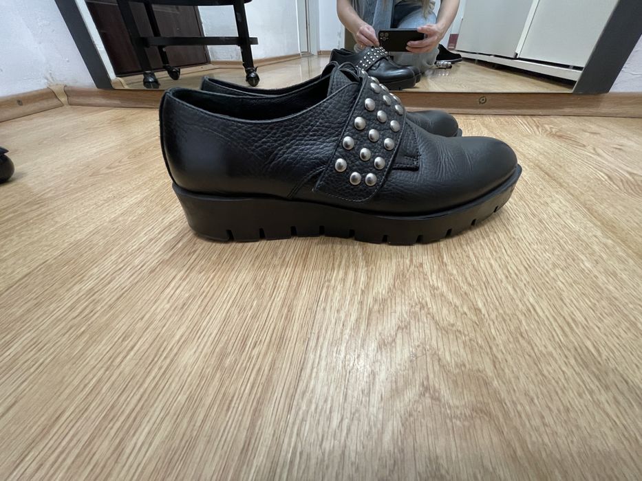 Pantofi tip loafer, botine, Stradivarius, marimea 37