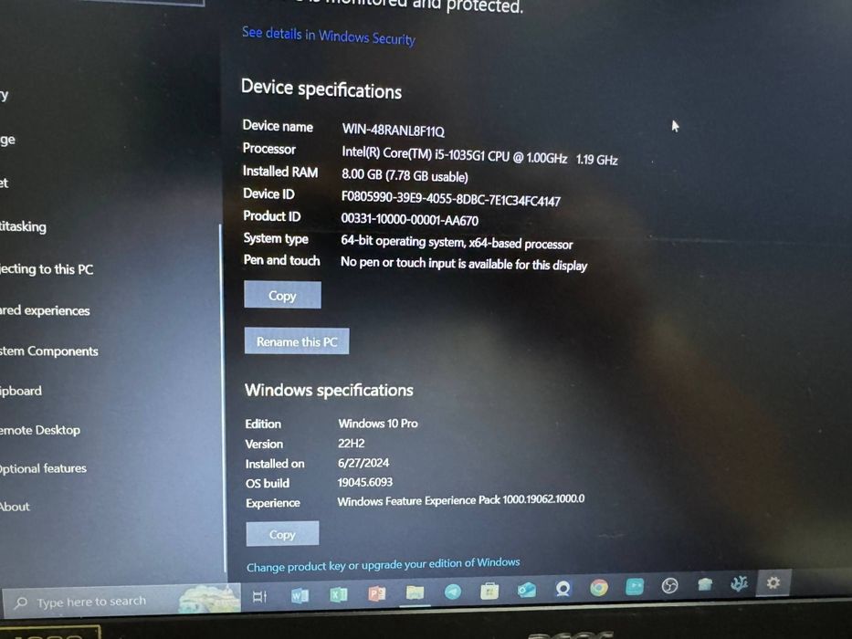 Acer Aspire 3 (Intel-i5, 1TB HDD+256GB SDD, 8GB RAM)