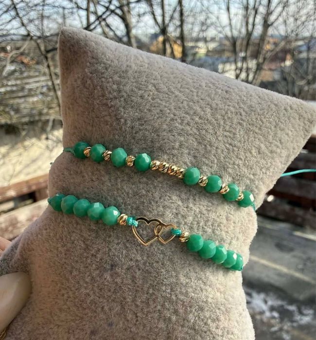 Set 2 bratari cu aur 14 k