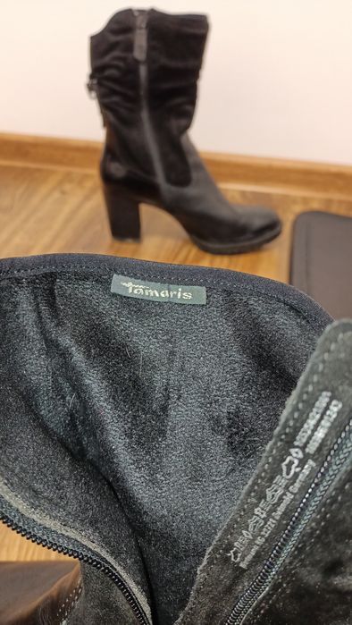 Cizme piele cadou geanta