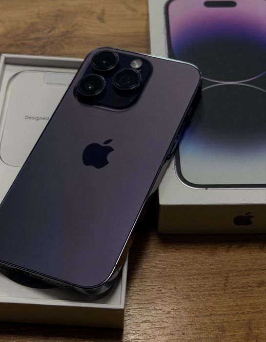 iPhone 14 Pro 128GB, Deep Purple.