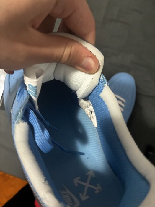 Nike air force 1 off white university blue