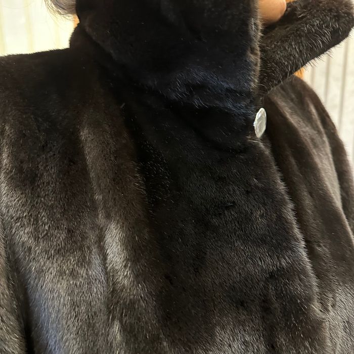 Норковая шуба блэк нафа