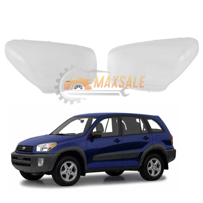 Капаци фарове Toyota RAV4 (01-04) фар тойота рав4 комплект стъкло джип