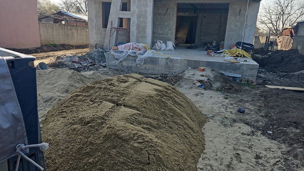 Nisip balastru mărgăritar sort concasat  Ilfov București sector 1 2 3