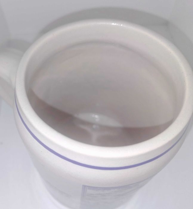 Старинна немска керамична халба Franz Stöber