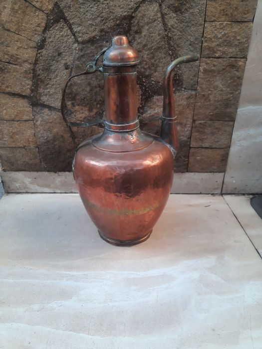 Медна бакърена кана,ибрик