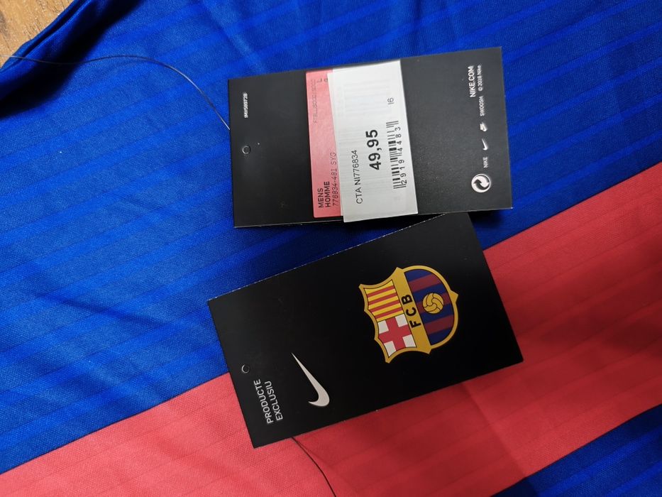 Футболки футбольные Nike Barcelona/PSG, новые с бирками