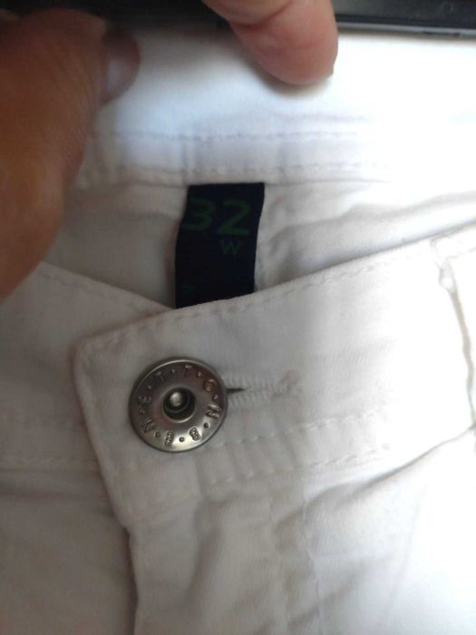Бели дънки Benetton Skinny номер 40 - 25 лв