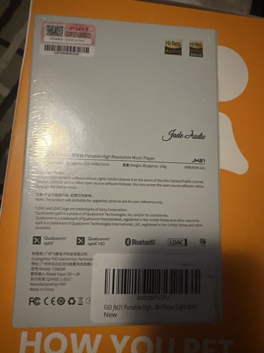 Player portabil fiio jm21