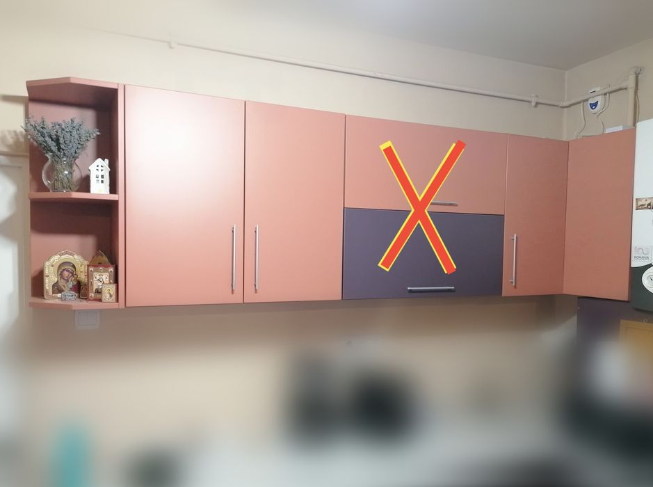 Mobila de bucatarie suspendata