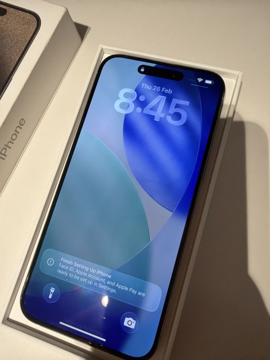 Iphone 15 pro max 256gb silver