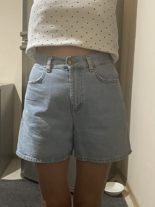 Новые Джинсовые шорты для девочек,11-12 лет,рост 152 см