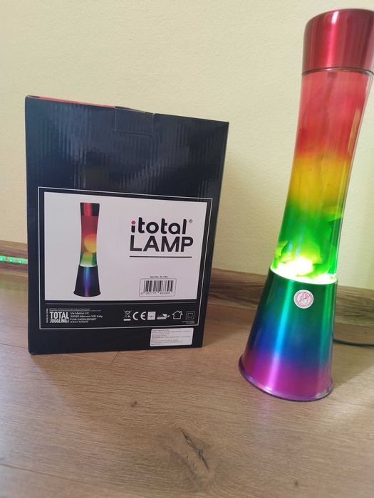 Лава лампа iTotal Crystal, Размер 11.2 х 40 см, Захранване 220V