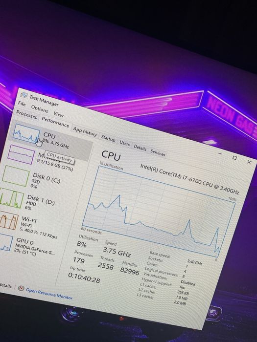 Vand i7 6700 Gtx 1650 16 rami